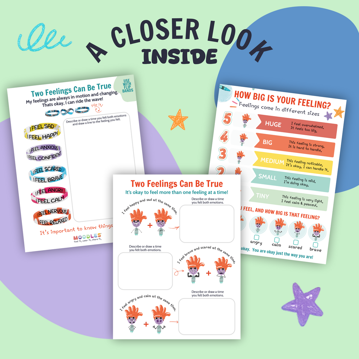Feelings Worksheets Bundle: For Parents (Printable)
