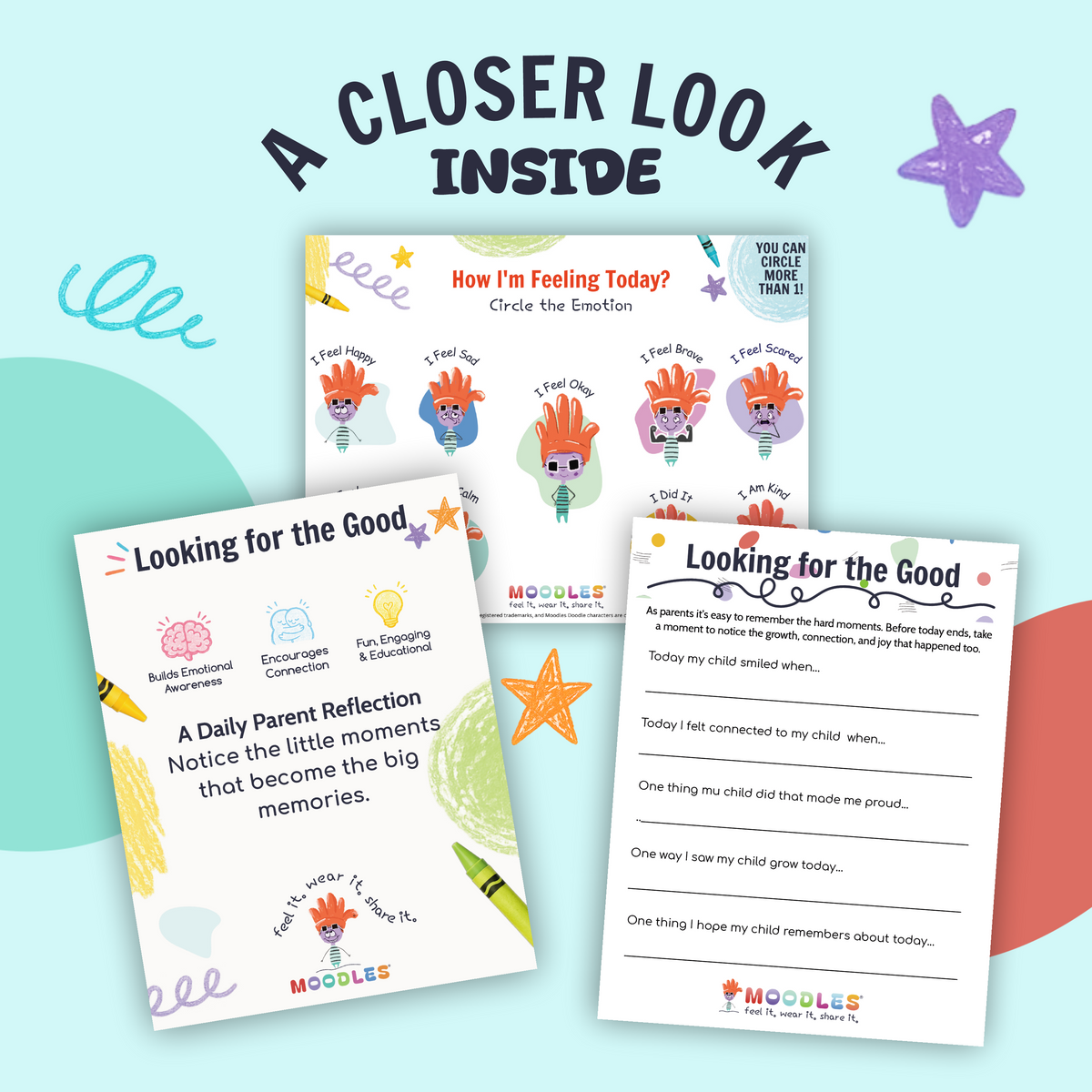 Feelings Worksheets Bundle: For Parents (Printable)