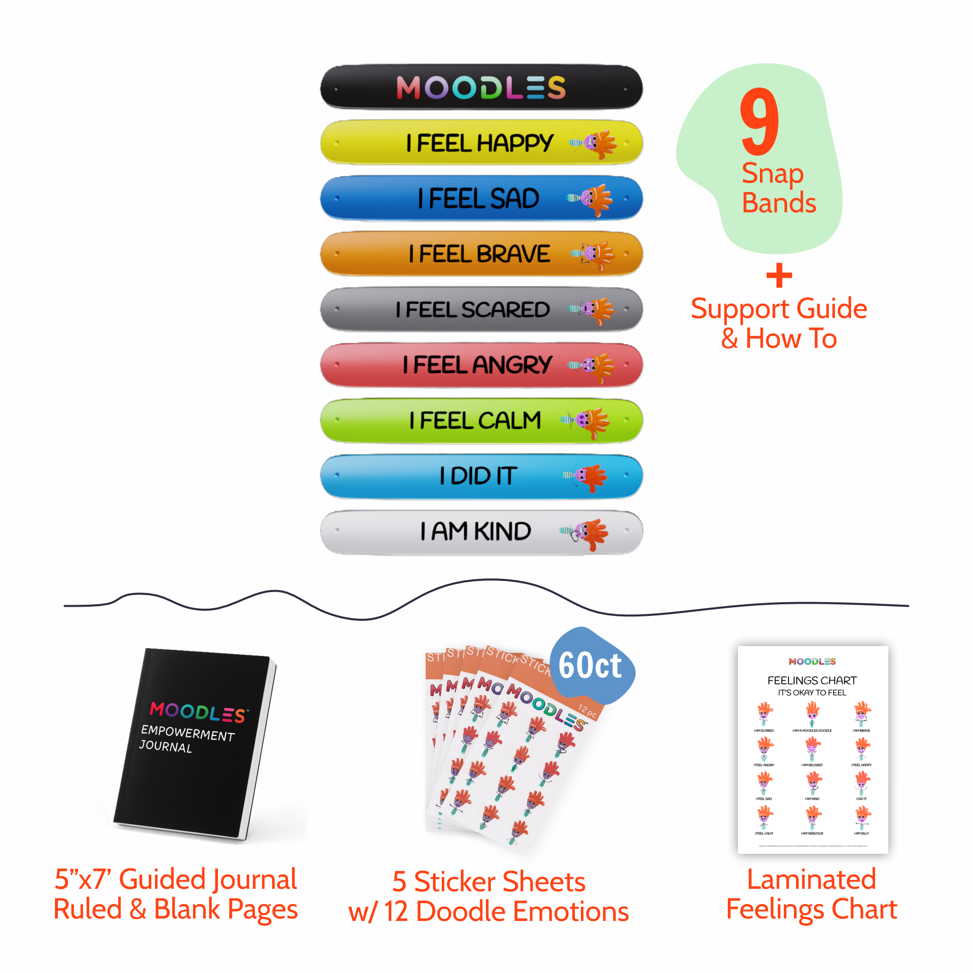 All the Feels Snap Band Bundle - Ages 3+