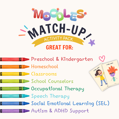 Moodles Match-Up Game Cards (Printable)