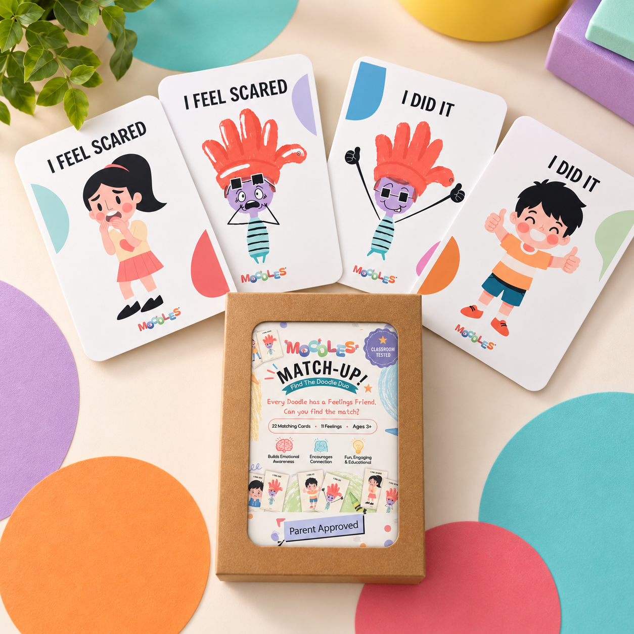 Match-Up! Feelings Matching Game (22 Game Cards)