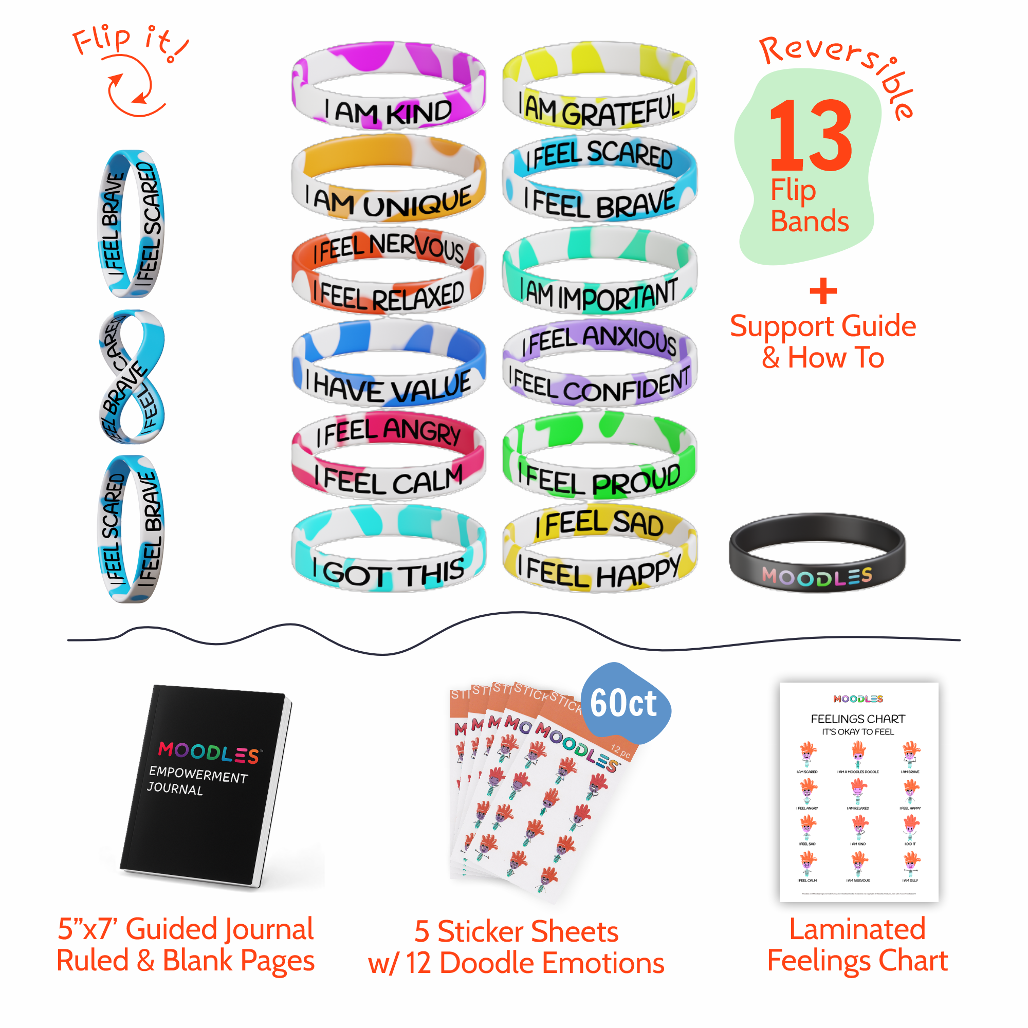All the Feels Flip Band Bundle - Ages 6+